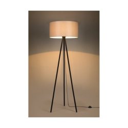 Dove Lampa Podłogowa 1xE27 Max.40W Czarny/Czarny PVC/Szary