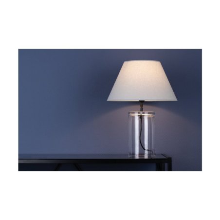 Dove Lampa Stołowa 1xE27 Max.40W Transparentny/Czarny/Szary