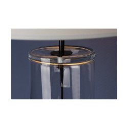 Dove Lampa Stołowa 1xE27 Max.40W Transparentny/Czarny/Szary