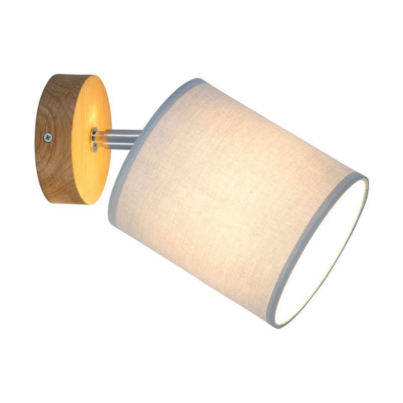 Aprillia Kinkiet 1xE27 Max.25W Dąb Olejowany/Szary