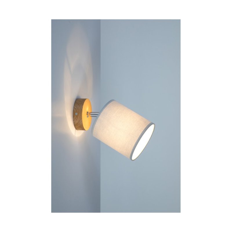 Aprillia Kinkiet 1xE27 Max.25W Dąb Olejowany/Szary