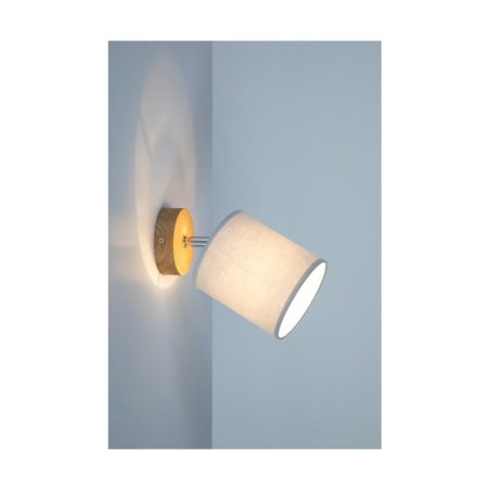 Aprillia Kinkiet 1xE27 Max.25W Dąb Olejowany/Szary