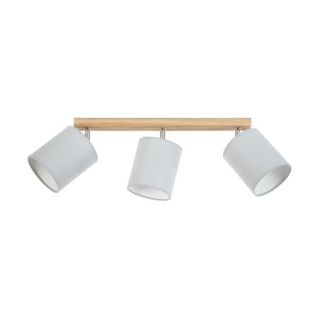 Aprillia Lampa Sufitowa 3xE27 Max.25W Dąb Olejowany/Szary