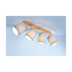 Aprillia Lampa Sufitowa 4xE27 Max.25W Dąb Olejowany/Szary