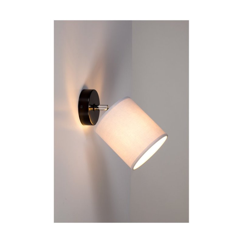 Aprillia Kinkiet 1xE27 Max.25W Czarny/Chrom/Szary