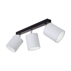 Aprillia Lampa Sufitowa 3xE27 Max.25W Czarny/Chrom/Szary