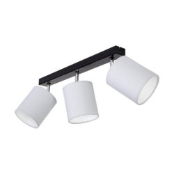 Aprillia Lampa Sufitowa 3xE27 Max.25W Czarny/Chrom/Szary