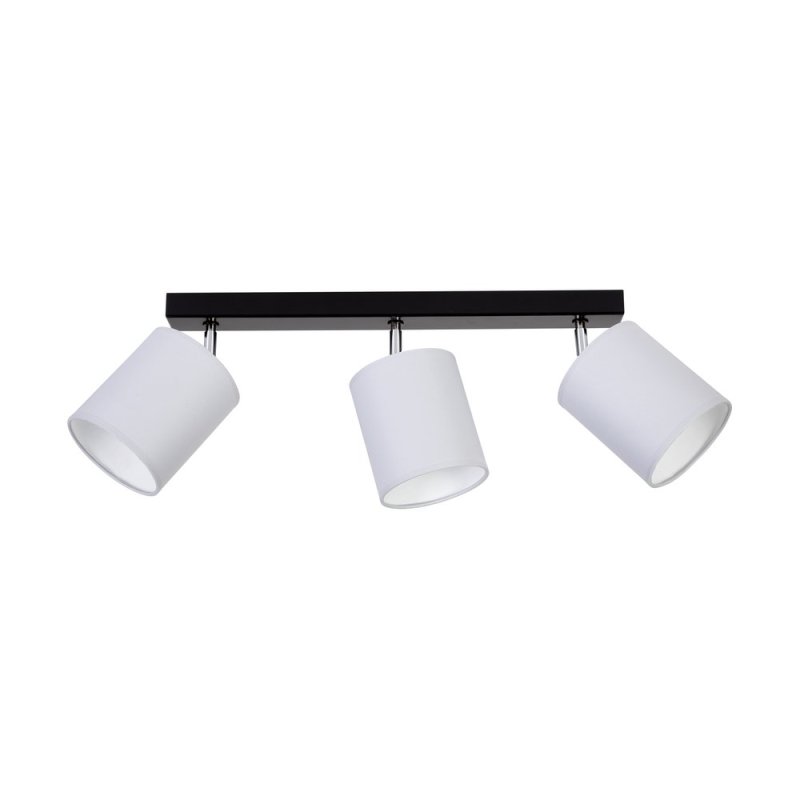 Aprillia Lampa Sufitowa 3xE27 Max.25W Czarny/Chrom/Szary