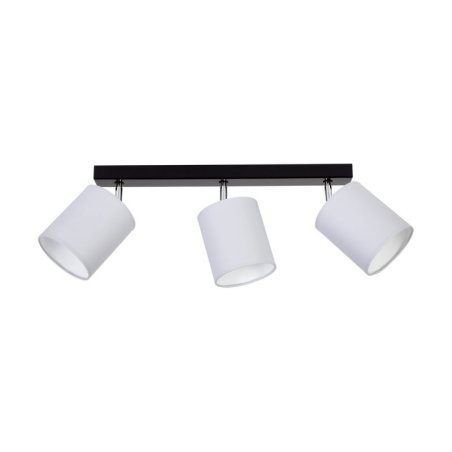 Aprillia Lampa Sufitowa 3xE27 Max.25W Czarny/Chrom/Szary