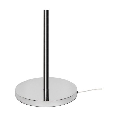 Cadre Lampa Podłogowa 1xE27 Max.40W Chrom/Transparentny PVC/Biały