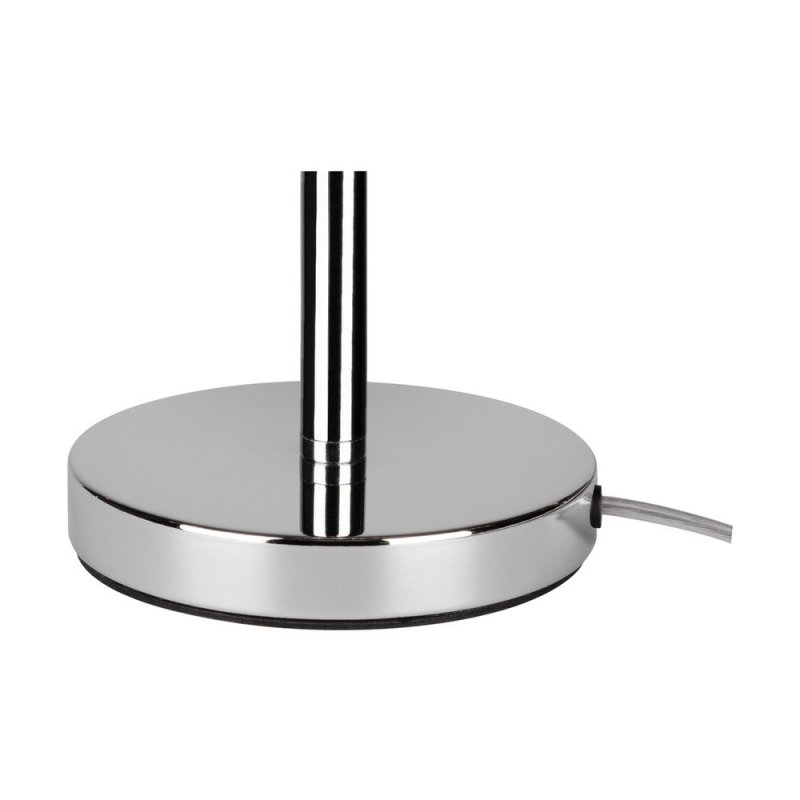 Cadre Lampa Stołowa 1xE27 Max.25W Chrom/Transparentny PVC/Biały