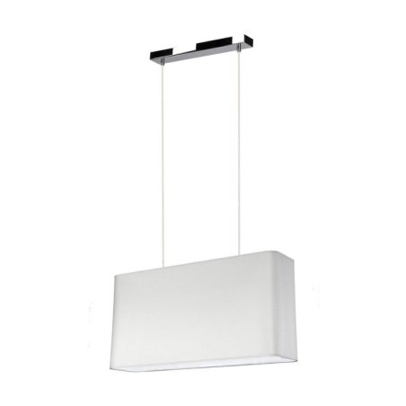 Cadre Lampa Wisząca 2xE27 Max.40W Chrom/Transparentny PVC/Szary