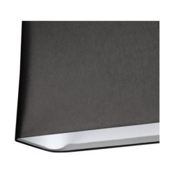 Cadre Lampa Wisząca 2xE27 Max.40W Czarny/Transparentny PVC/Czarny