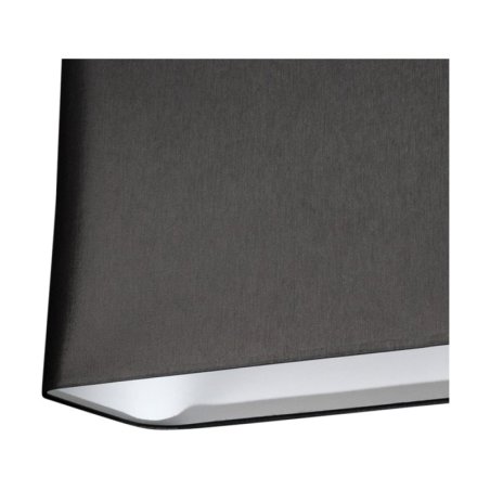 Cadre Lampa Wisząca 2xE27 Max.40W Czarny/Transparentny PVC/Czarny