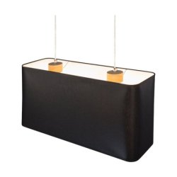 Cadre Lampa Wisząca 2xE27 Max.40W Dąb Olejowany/Transparentny PVC/Czarny