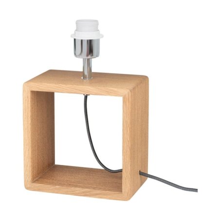 Cadre Lampa Stołowa 1xE27 Max.25W Dąb Olejowany/Czarny/Szary