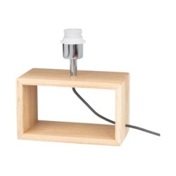 Cadre Lampa Stołowa 1xE27 Max.25W Dąb Olejowany/Czarny/Szary