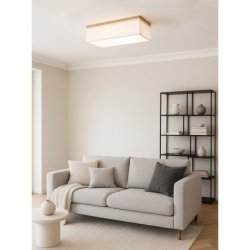 Vertiga Lampa Sufitowa 4xE27 Max.25W Dąb Olejowany/Biały
