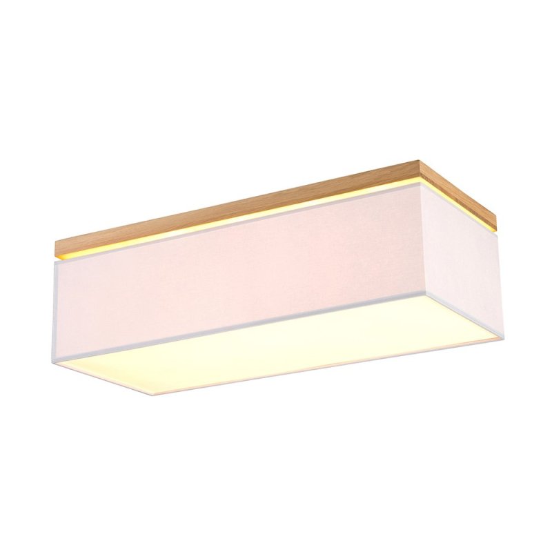 Vertiga Lampa Sufitowa 4xE27 Max.25W Dąb Olejowany/Szary/Biały