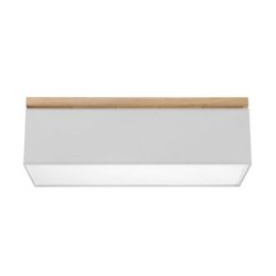 Vertiga Lampa Sufitowa 4xE27 Max.25W Dąb Olejowany/Szary/Biały