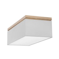 Vertiga Lampa Sufitowa 4xE27 Max.25W Dąb Olejowany/Szary/Biały