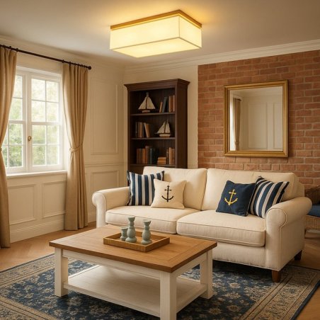 Vertiga Lampa Sufitowa 4xE27 Max.25W Dąb Olejowany/Szary/Biały