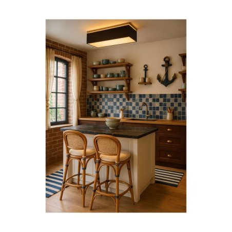 Vertiga Lampa Sufitowa 4xE27 Max.25W Dąb Olejowany/Czarny/Biały