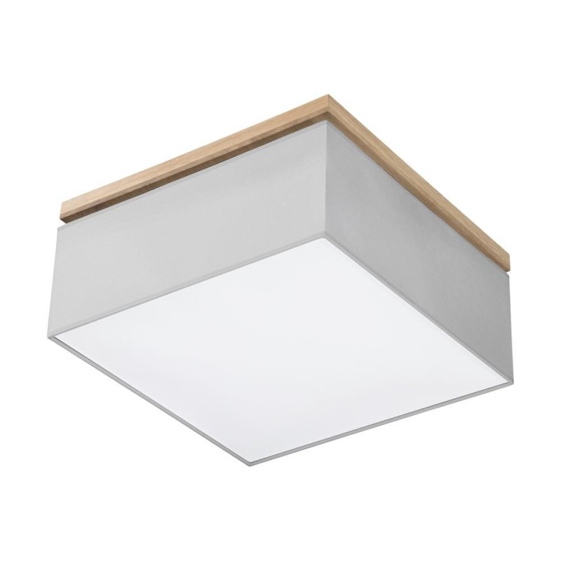 Vertiga Lampa Sufitowa 4xE27 Max.25W Dąb Olejowany/Szary/Biały