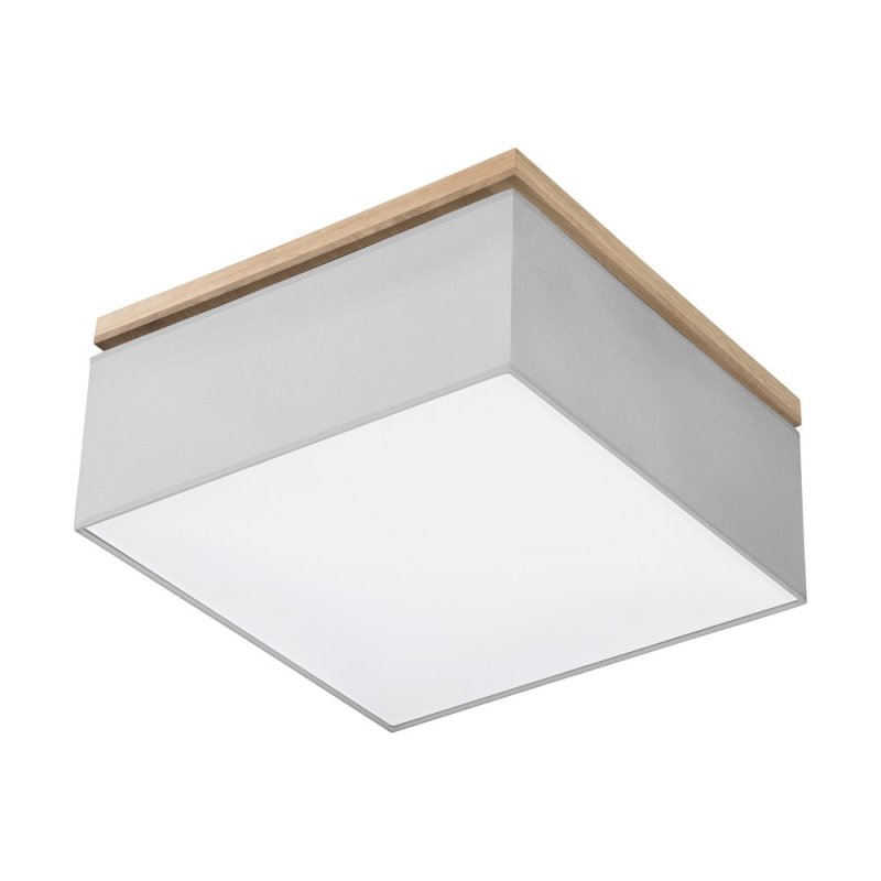 Vertiga Lampa Sufitowa 4xE27 Max.25W Dąb Olejowany/Szary/Biały