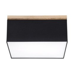 Vertiga Lampa Sufitowa 4xE27 Max.25W Dąb Olejowany/Czarny/Biały