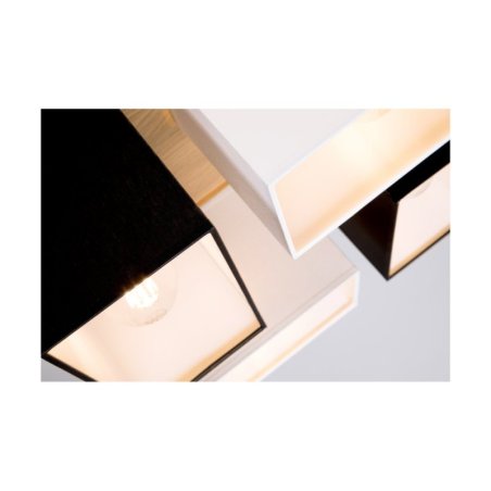 Paloma Lampa Sufitowa 4xE27 Max.25W Dąb Olejowany/Biały/Czarny