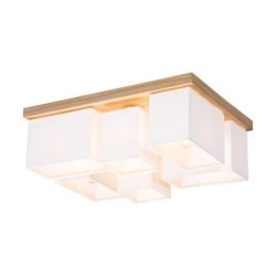 Paloma Lampa Sufitowa 6xE27 Max.25W Dąb Olejowany/Biały