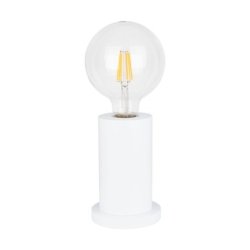 Tasse Lampa Stołowa 1xE27 Max.25W Biały/Transparentny PVC