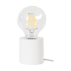 Minnie Lampa Stołowa 1xE27 Max.25W Biały/Transparentny PVC