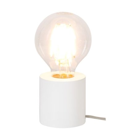 Minnie Lampa Stołowa 1xE27 Max.25W Biały/Transparentny PVC