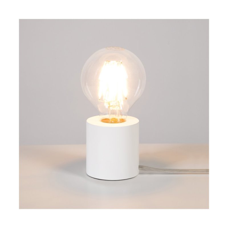 Minnie Lampa Stołowa 1xE27 Max.25W Biały/Transparentny PVC