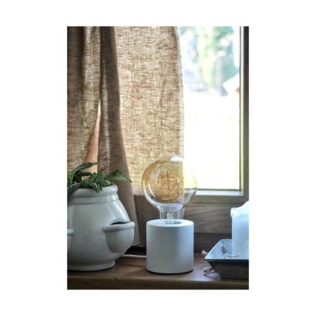 Minnie Lampa Stołowa 1xE27 Max.25W Biały/Transparentny PVC