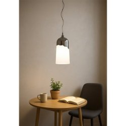 Daga Zwis 1xE27 60W Chrom/Biały