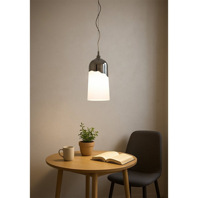 Daga Zwis 1xE27 60W Chrom/Biały