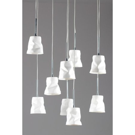 Joelle Lampa wisząca 9xG4 20W Chrom/Biały