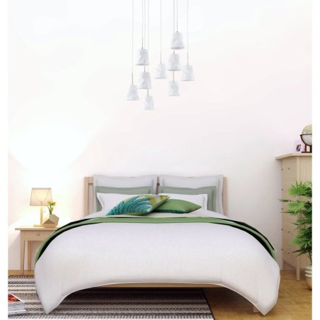 Joelle Lampa wisząca 9xG4 20W Chrom/Biały