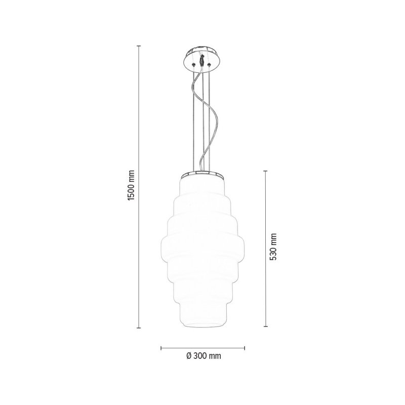Britt Zwis 1xE27 60W Chrom/Biały