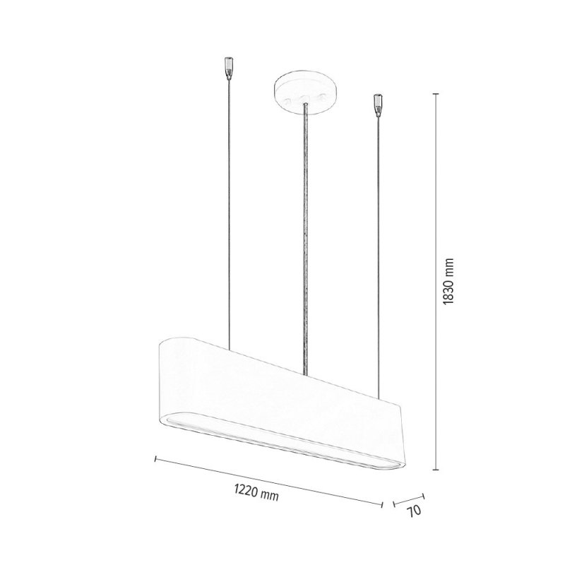 Illumina Zwis incl. LED 35W Biały