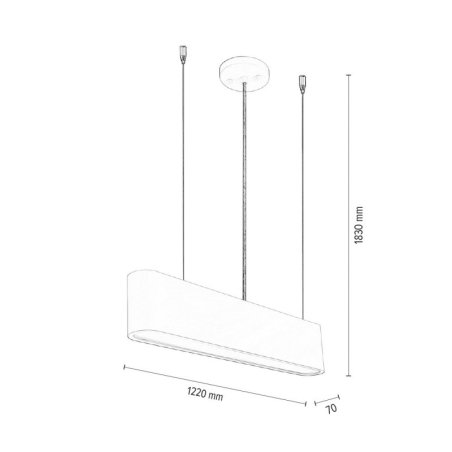 Illumina Zwis incl. LED 35W Biały