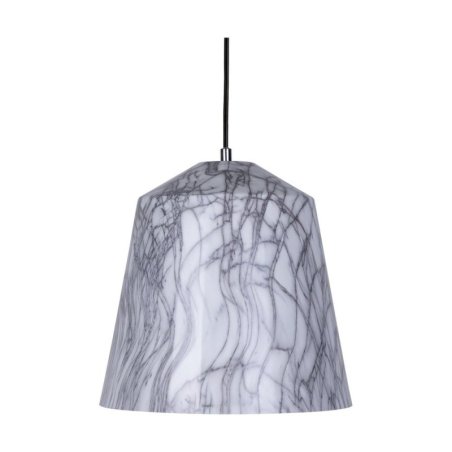 Natura Lampa wisząca 1xE27 60W Chrom/Czarny/Biały/Szary