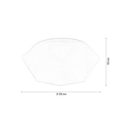 Gea Lampa Sufitowa 1xLED Zintegrowany 12W Biały/Biały