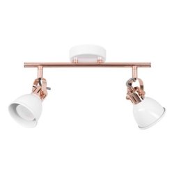 Anita Listwa Sufitowa 2xGU10 50W Miedziany/Biały