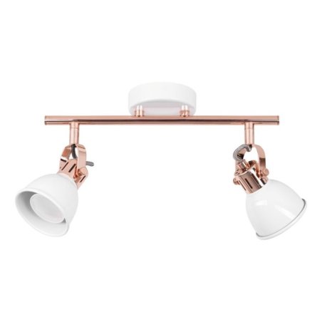 Anita Listwa Sufitowa 2xGU10 50W Miedziany/Biały