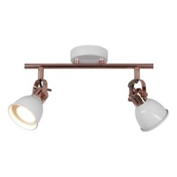 Anita Listwa Sufitowa 2xGU10 50W Miedziany/Biały