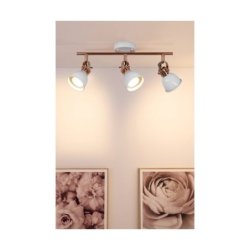 Anita Listwa Sufitowa 3xGU10 50W Miedziany/Biały